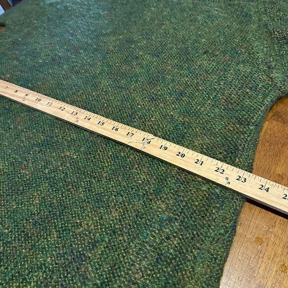 Colette Mordo for Sadimara Green Multicolor Mohair Wool Blend Sweater Dress Sz M - Picture 6 of 8